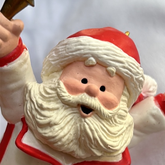 COPY - Vintage 1988 Olympic Santa Claus Go for the Gold Christmas tree ornament… - Picture 7 of 16